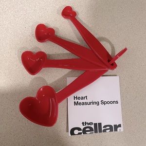 Heart shaped measuring spoons valentine’s day cute kitchenware